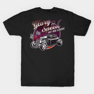 Glory and Speed - Hot Rod Coupe T-Shirt